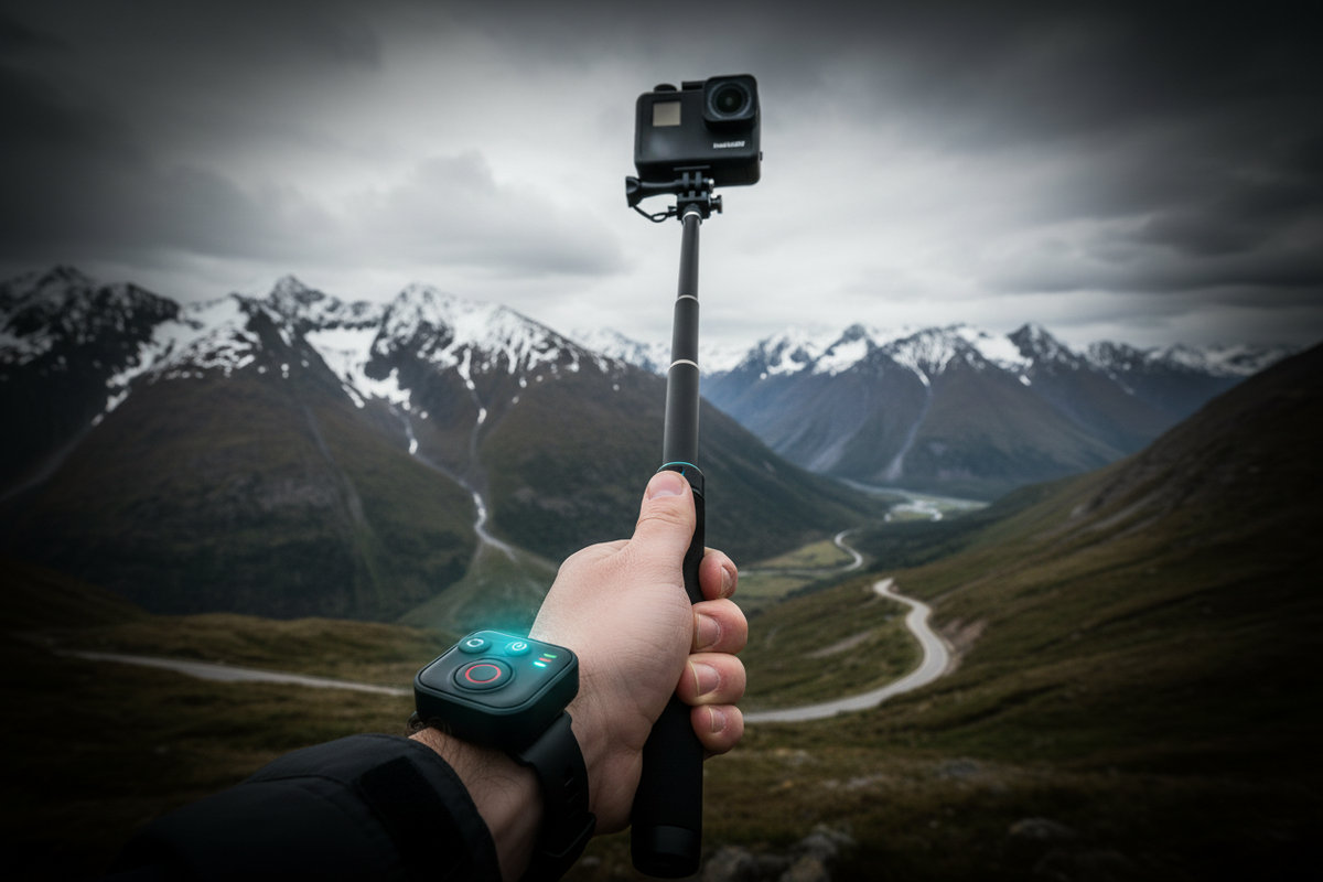 Pilot selfie stick